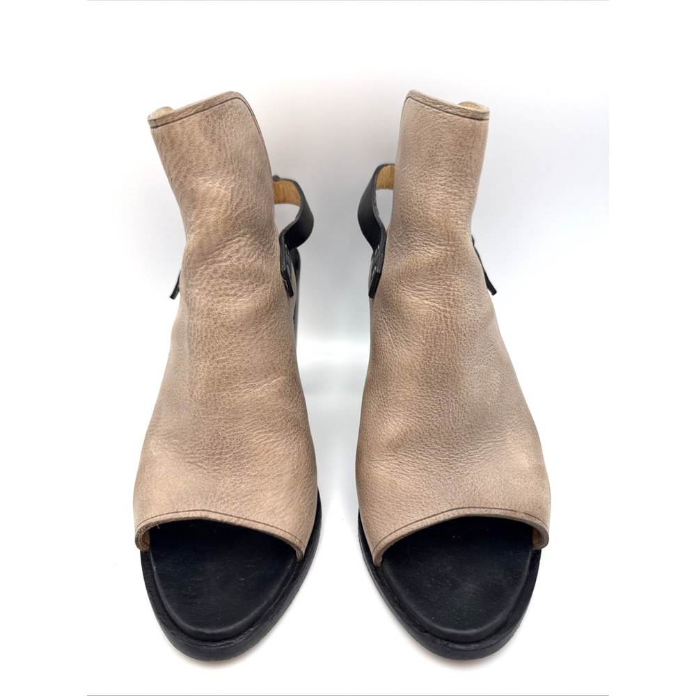 Rag & Bone Wyatt Women‎ Heel Open Toe Slingback Strap Sandals Leather Sz 9
